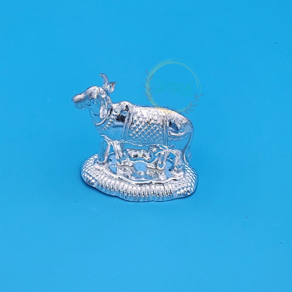 German Silver Cow & Calf