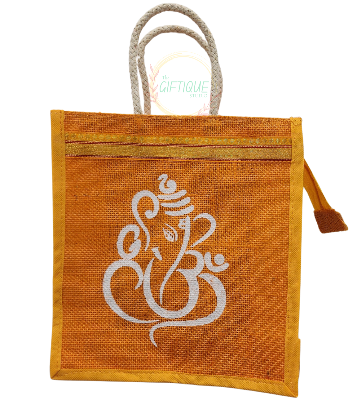 Jute Bag - Kolam Design