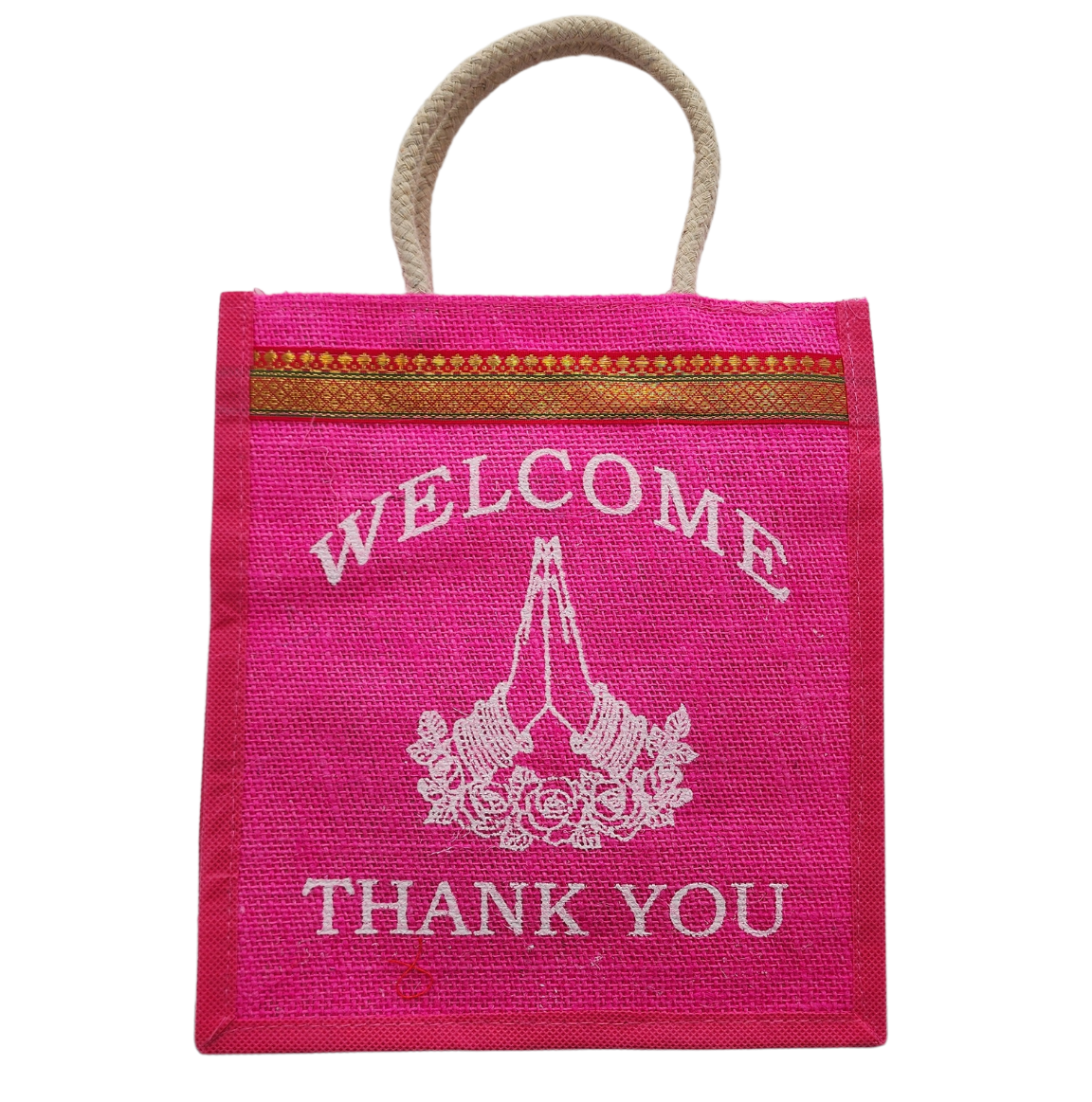 Jute Bag - Kolam Design