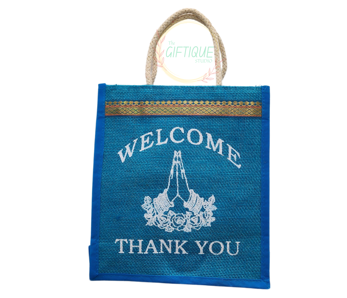 Jute Bag - Kolam Design