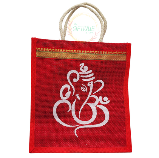 Jute Bag - Kolam Design