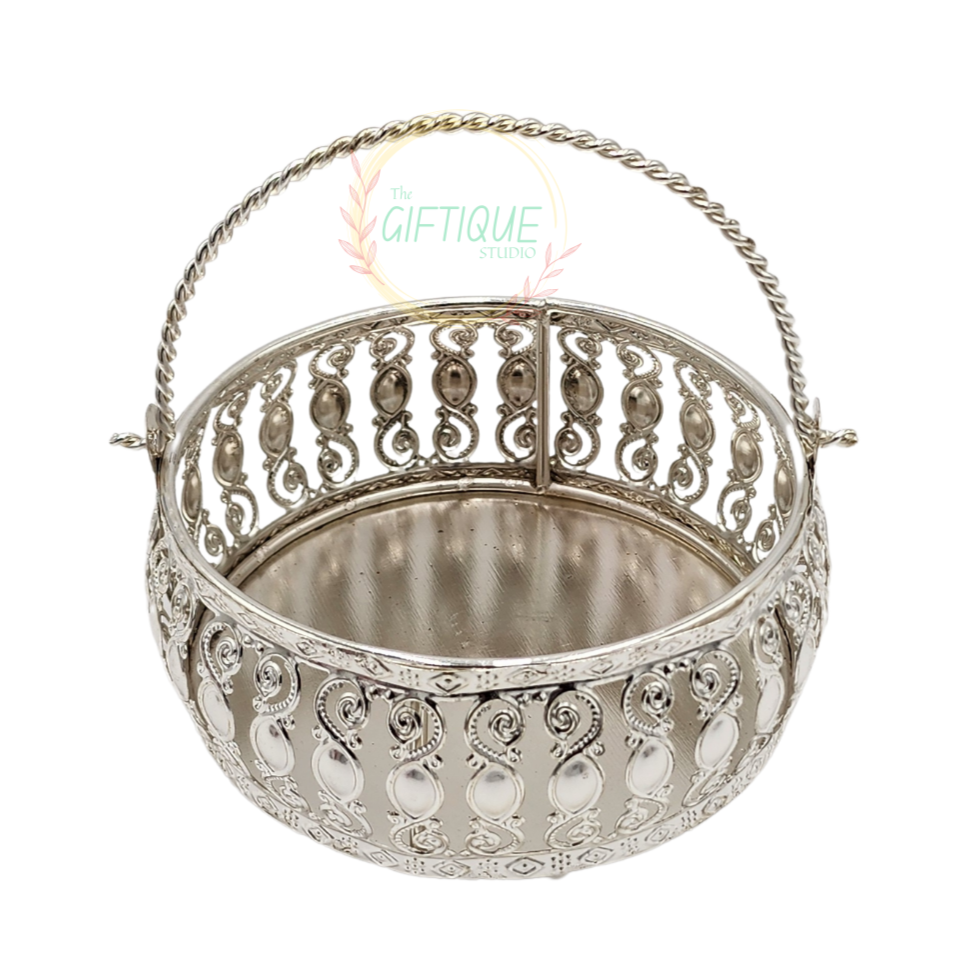 German Silver Basket