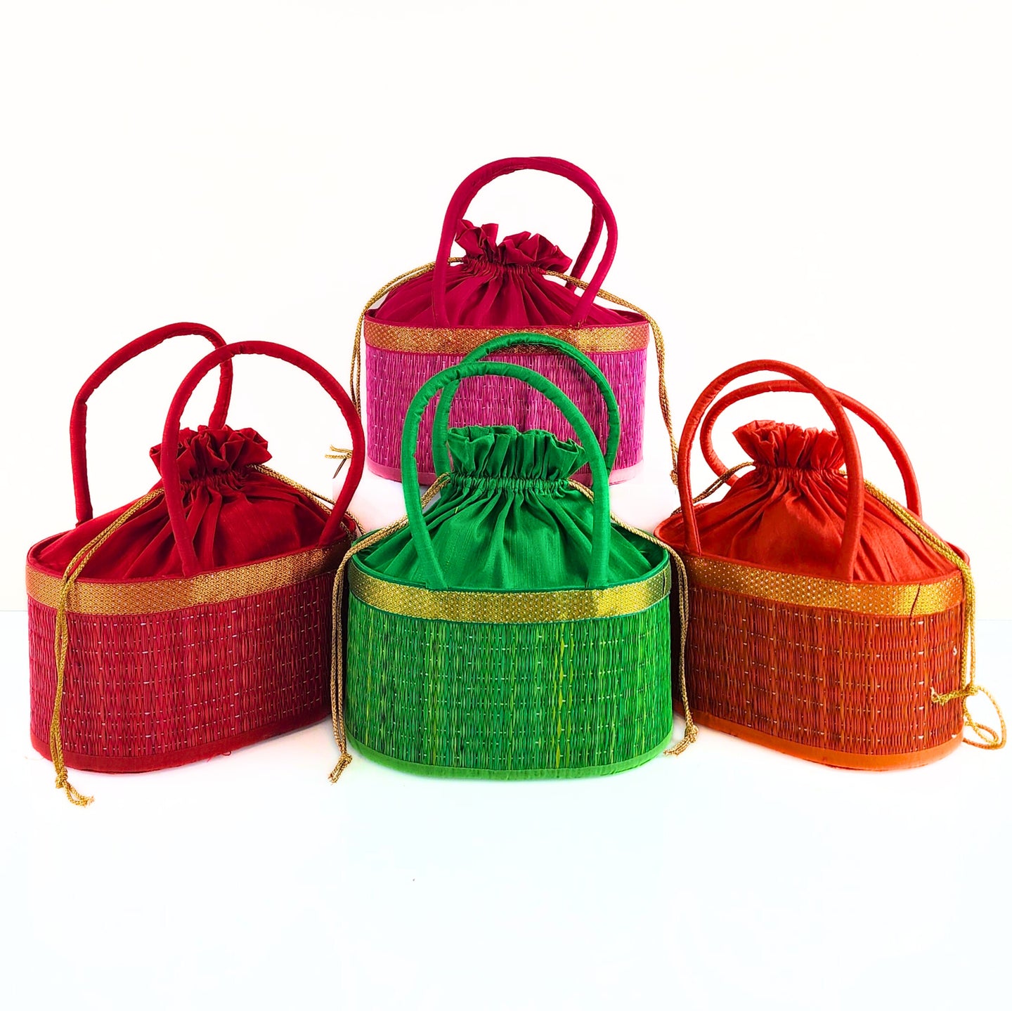 Kora Mat Potli Baskets