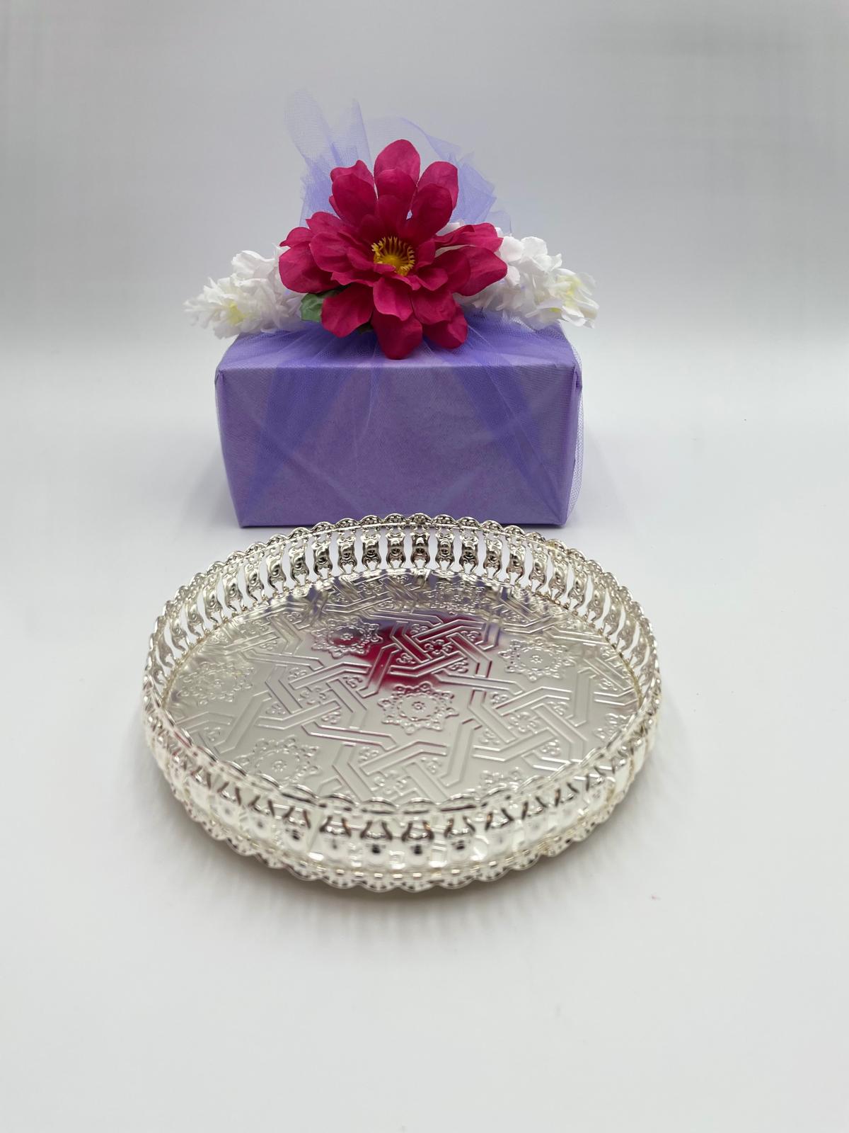 German Silver - Pooja Tray